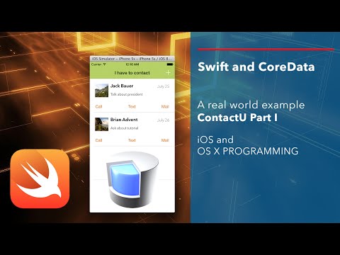 iOS Swift CoreData Tutorial: Create a real world App Part 1