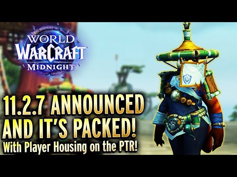 11.2.7 ANNOUNCED! Housing on the PTR, Brawler's Guild, Heritage Armor! - World of Warcraft