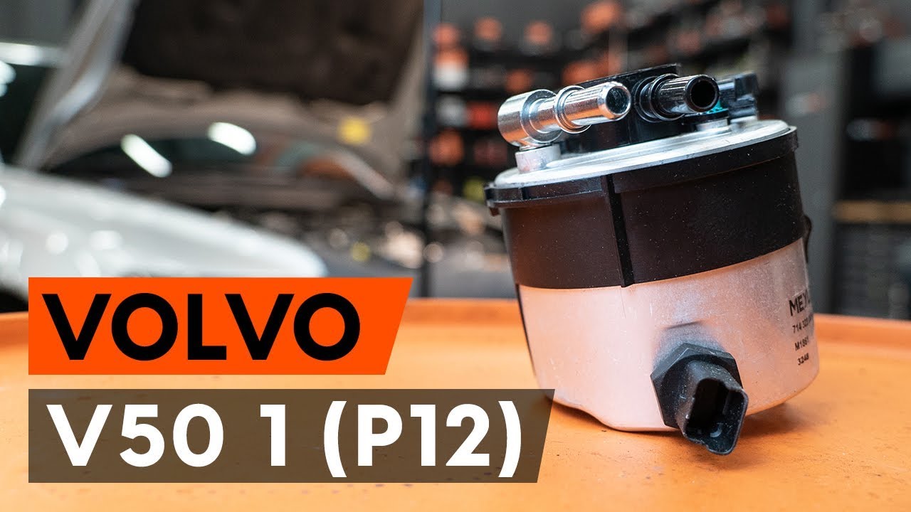 Kaip pakeisti Volvo V50 MW kuro filtro - keitimo instrukcija