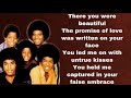Jackson 5 - The Love I Saw In You Was Just A Mirage (lyrics)
