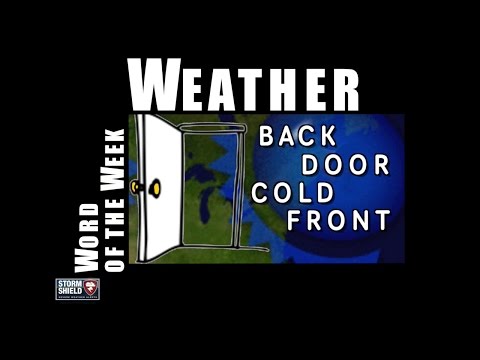 What is a back door cold front? | Weather Word of the Week
