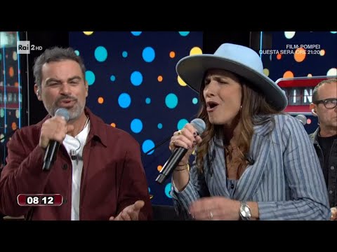 Simona Bencini e Andrea Perroni cantano "A testa in giù" - Binario 2 del 07/11/2024