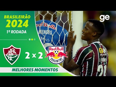 Gols e lances de Fluminense x Red Bull Bragantino