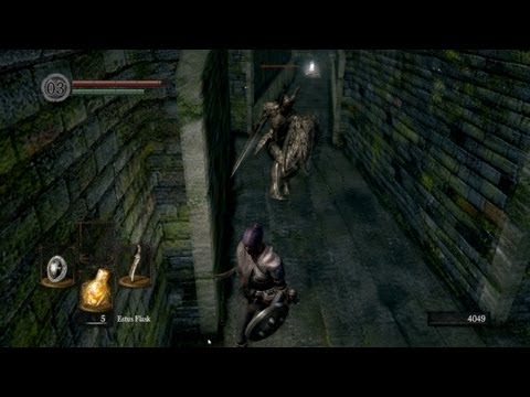 Dark Souls: Undead Burg Black Knight quick and easy kill