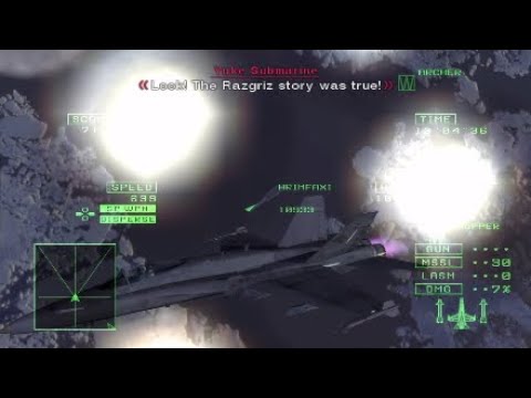 ACE COMBAT 5 playthrough w/cutscenes mission 13: Demons of Razgriz