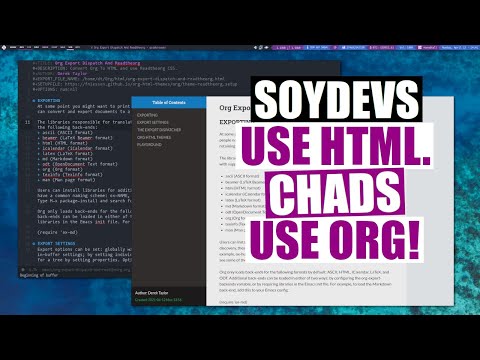 Create Beautiful Websites Using Emacs Org Mode