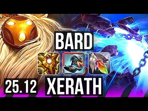 BARD & Aphelios vs XERATH & Jhin (SUP) | Comeback, 2/4/24 | KR Master | 25.12
