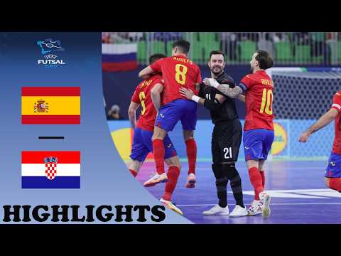 Spain vs Croatia Highlights | Futsal Euro 2026 Semi-finals | 2.4.2026