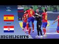Spain Vs Croatia Highlights Futsal Euro 2026 Semi Finals 2 4 2026