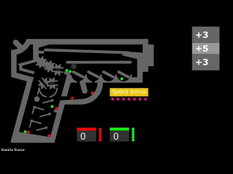 Marble Battle 21 (Target shooting competition) - Marble Race in Algodoo