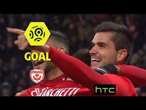 Goal Loïc PUYO (63') / AS Nancy Lorraine - Angers SCO (2-0)/ 2016-17