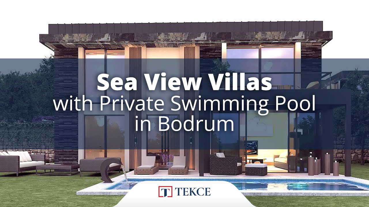 Spacieuses Villas avec Piscine Privée à Mugla Bodrum
