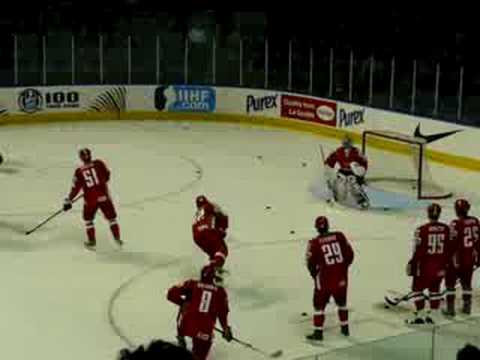 Team Russia shooting on Nabokov