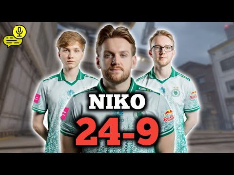 NIKO (24-9) RT: 1.92 | W/M0NESY/TESES | EU FACEIT (TRAIN) +VOICE | ELO 4038 | CS2 POV