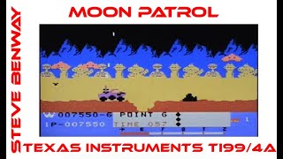 Moon Patrol on Texas Instruments TI99/4a