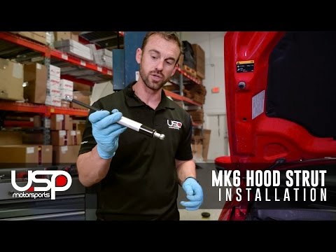 MK6 Jetta Hood Strut Kit Installation | USP Motorsports