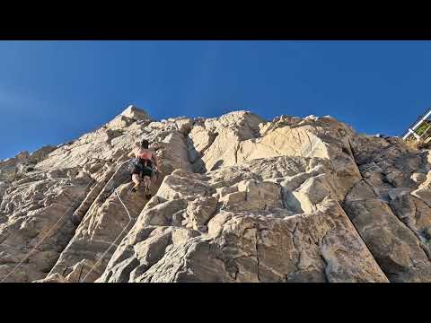 Climbing on the Italian riviera