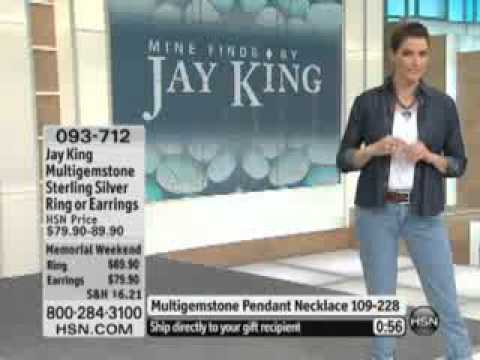 Jay King Multigemstone Sterling Silver Ring  Mine Finds by Jay King