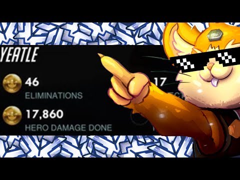 #1 HAMMOND DESTROY COMPETITIVE - Yeatle! [ OVERWATCH SEASON 15 TOP 500 ]