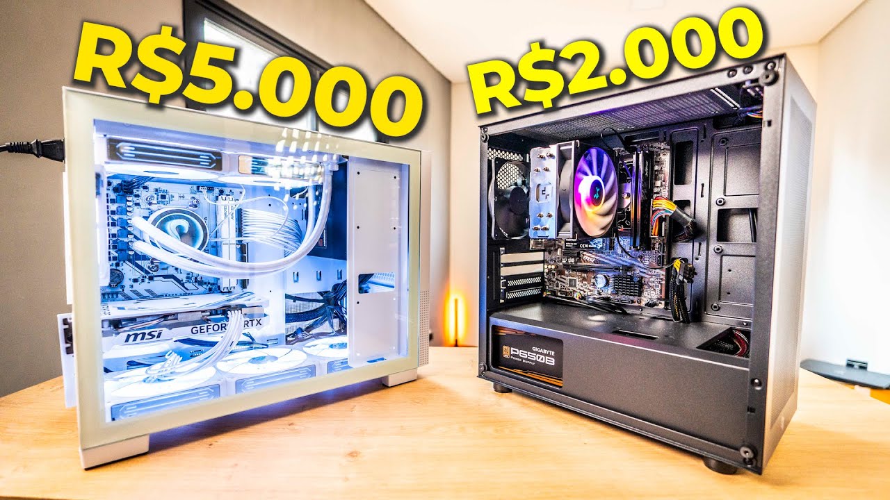 Pc Gamer de R$2.000 x Pc Gamer R$5.000 - Qual a Diferença?