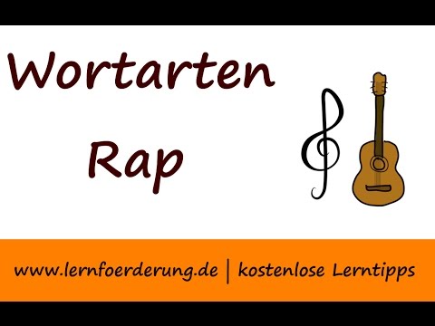 Wortarten leicht verständlich erklärt im Wortarten Rap