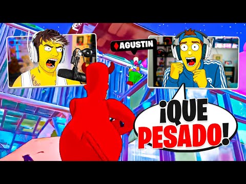 I RAN INTO AGUSTIN51 in FORTNITE SIMPSONS and...