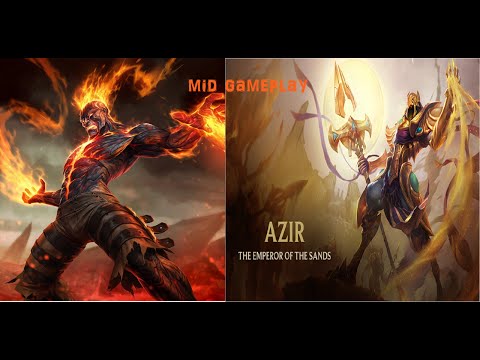 Brand vs Azir - MID - League of Legends