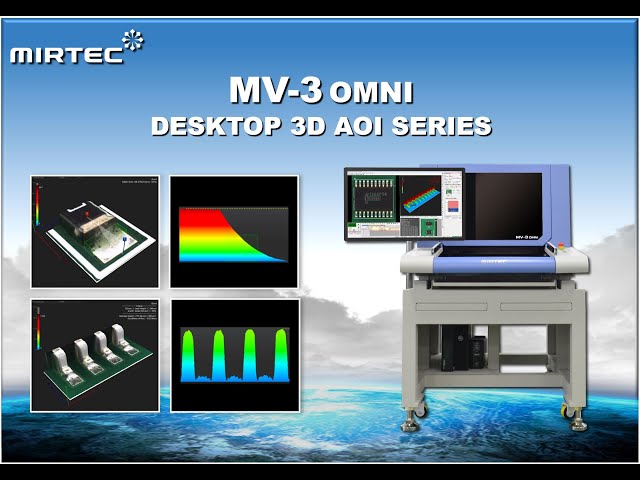 MIRTEC MV-3 OMNI Desktop 3D AOI Series Presentation