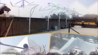 Premium Quality Tensile Fabric Membrane Structures Manufacturer in Delhi, India - Miri Piri Group