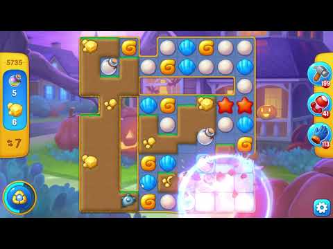 Fishdom 5735 Hard Level - 17 moves - NO BooSTERS