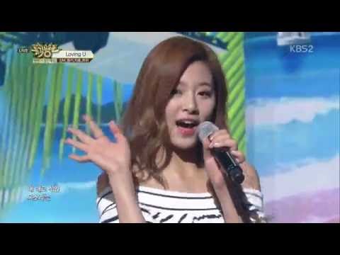 [HD] 160624 Music Bank SinB(GFRIEND), ELKIE(CLC), JIHYO(TWICE) and TZUYU(TWICE) - Loving U