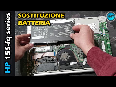 Laptop HP 15S-fq sostituzione batteria