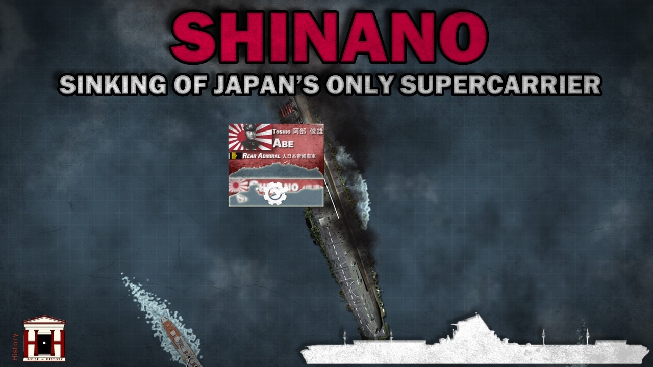 Shinano, 1944: The Sinking of Japan's Supercarrier by USS Archerfish - Animated