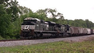 preview picture of video 'NS SD70M-2 #2683 Train 356, Sumter, GA'