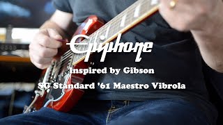 Video thumbnail for Epiphone: SG Standard '61 Maestro Vibrola | 2020 Inspired by Gibson by Brett Kingman