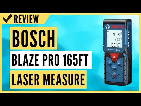 Bosch Blaze Pro GLM165-40 165ft Laser Measure Review