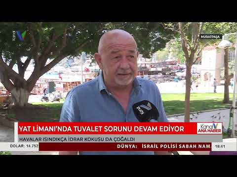 YAT LİMANINDA TUVALET SORUNU DEVAM EDİYOR