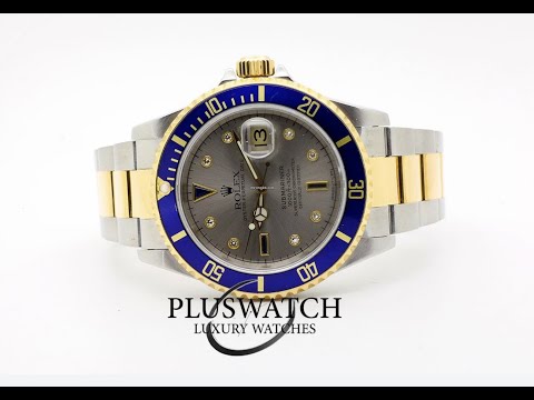 Rolex Submariner 16613 Ser U 08/1998 Sultan Diamond & Sapphire
