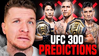 Why Alex Pereira Is NOT As INVINCIBLE As You Think.. UFC 300 FINAL PREDICTIONS