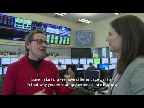 Pep Gatell visits CERN - La Fura dels Baus -