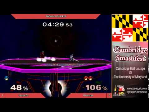 UMD Smashfest 1/31/14 - tdude51 vs Phatcat Winners R3