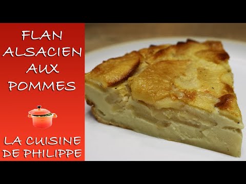 Alsatian Apple Flan