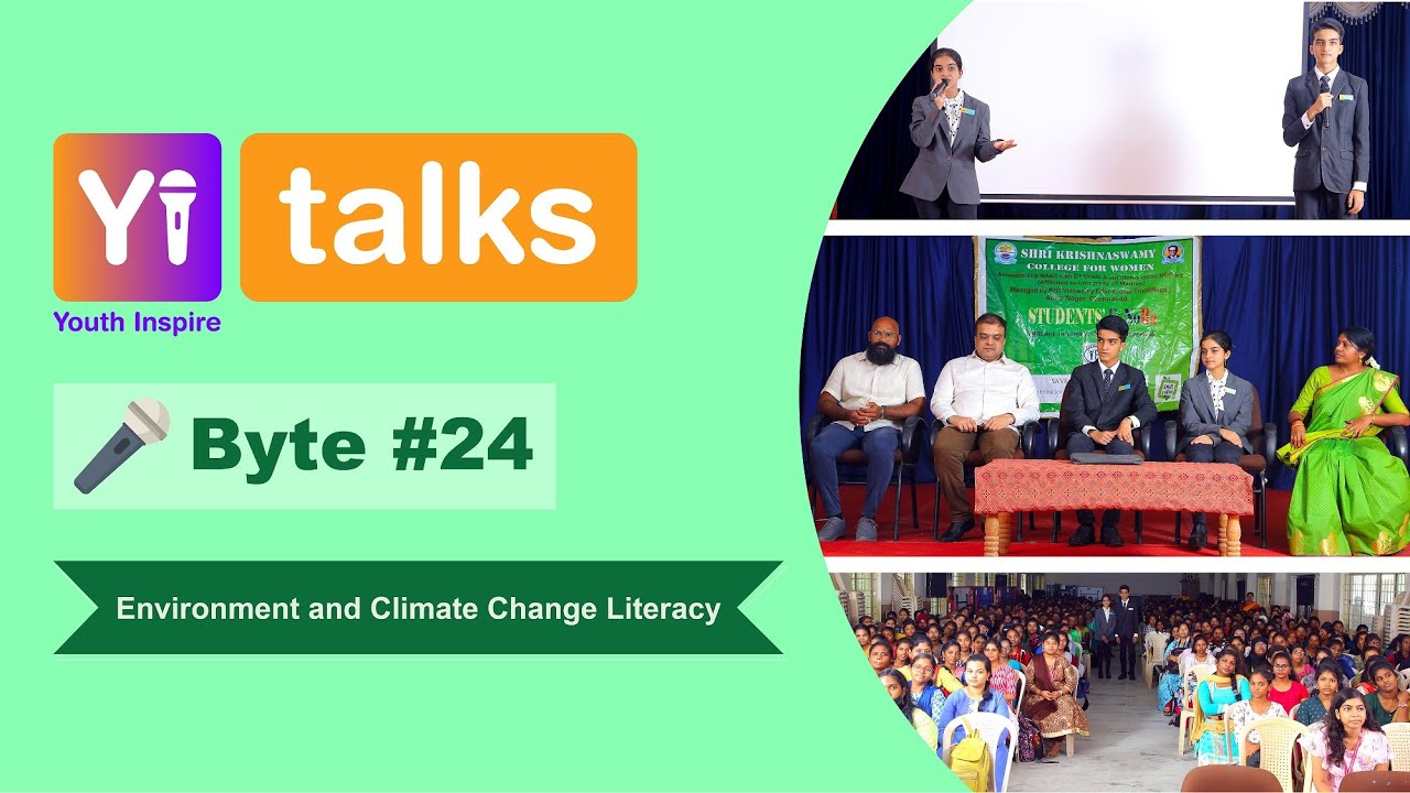 Yi Talks | Environmental and Climate Change Literacy | Shri Krishnaswamy College, Chennai