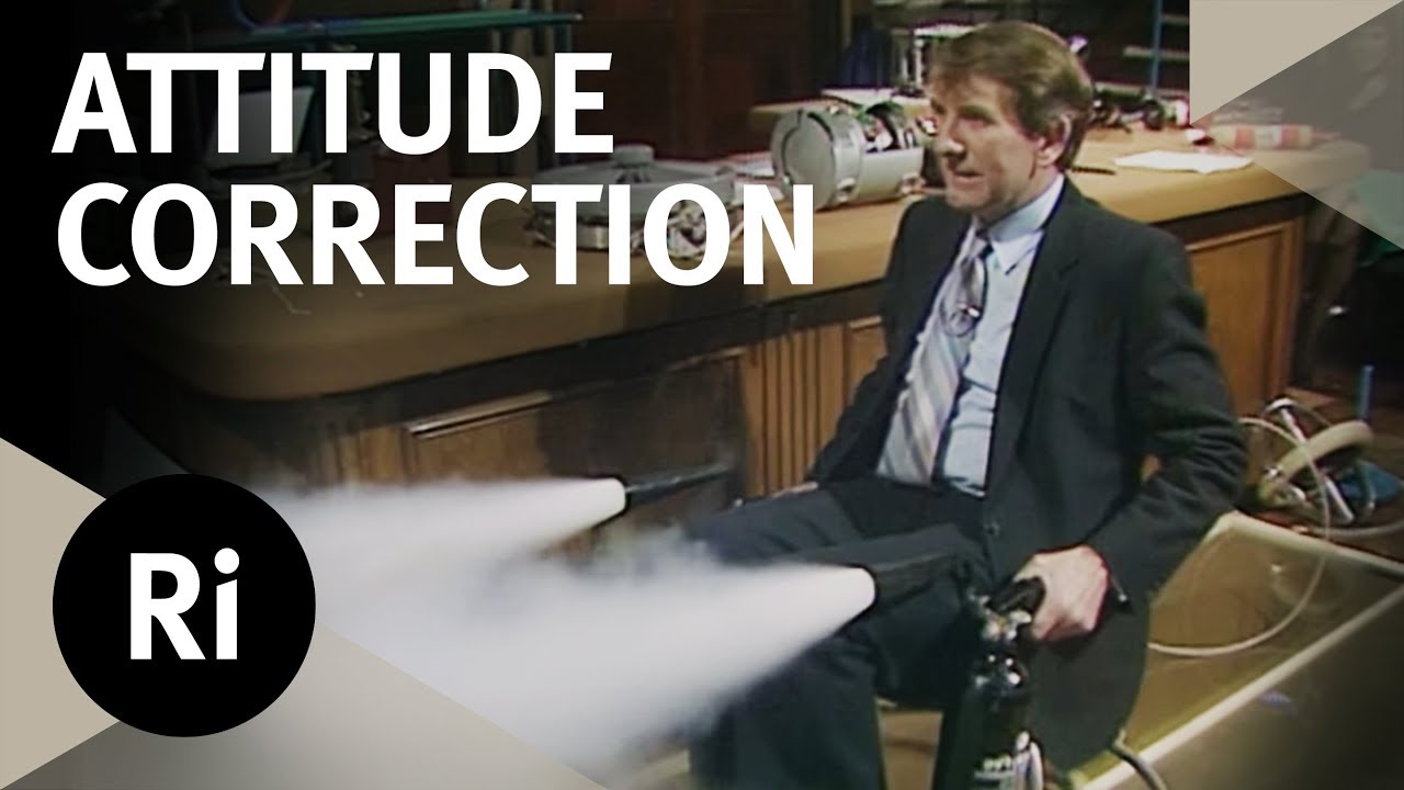 How Jets Are Used to Attitude Control Satellites - Christmas Lectures with Leonard Maunder