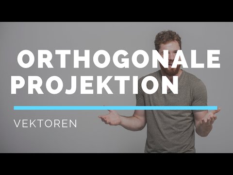Orthogonal projection (vectors) + examples