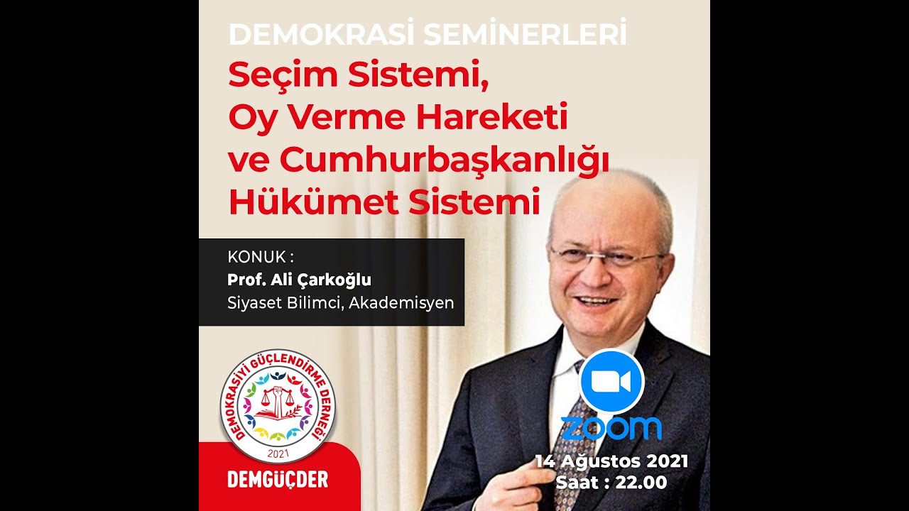 Koç Üniversitesi Öğr. Üyesi Prof. Dr. Ali Çarkoğlu