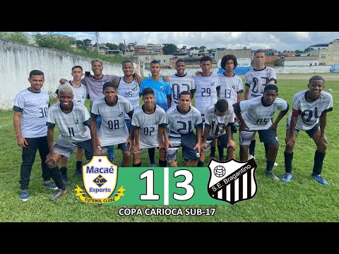 Macaé 1x3 Bragantino Rio | Copa Carioca Sub-17 | Jogo Completo | 01/12/2021