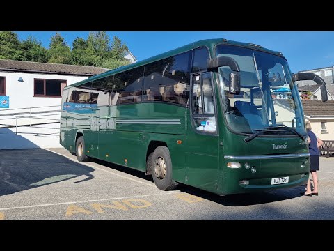 First Southwest (Truronian) Volvo B12B Plaxton Panther VJT 738 (20557) on 500 to St Mawes
