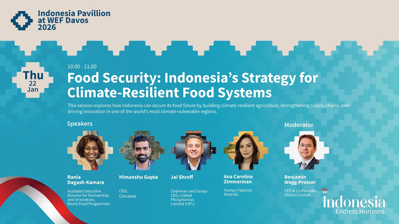 Panel: Food Security: Indonesia's Strategy for Climate-Resilient Food Systems
