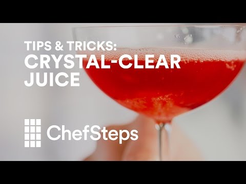 Tips & Tricks: A Quick, Simple Way to Make Crystal-Clear Juice